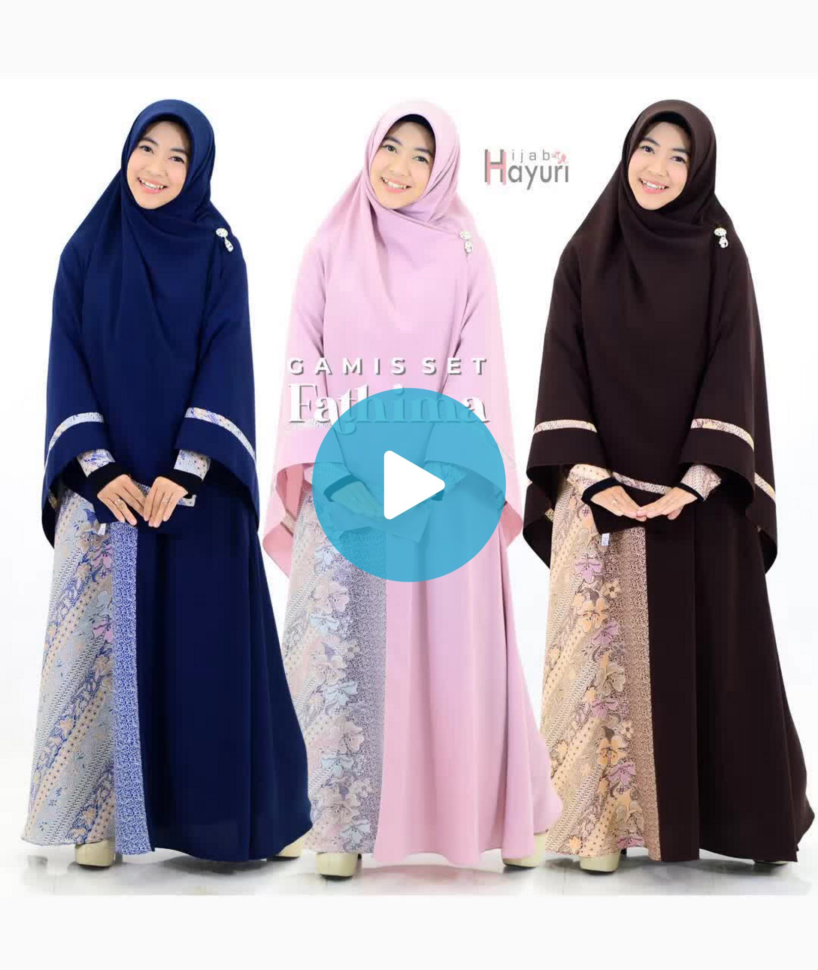 Gamis Set Aisyah on Model 2